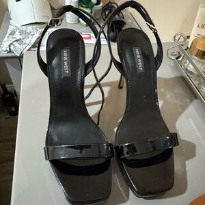 Nine West Black Patent Heels
